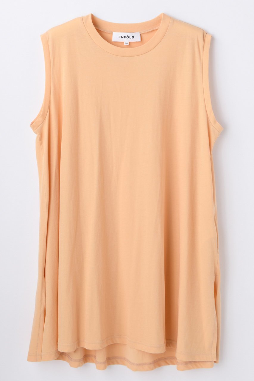 【エンフォルド/ENFOLD】の【5/13 12:00販売開始】SLIT A-LINE TANK-TOP インテリア・キッズ・メンズ・レディースファッション・服の通販 founy(ファウニー) 　ファッション　Fashion　レディースファッション　Fashion for Women　トップス・カットソー　Cut & Sew Tops　キャミソール&ノースリーブ　Camisoles & Sleeveless Tops　シャツ・ブラウス・オフィスカジュアル　Elegant Blouses & Button-Ups　ロングTシャツ・Tシャツ　Longline T-Shirts & Tees　カットソー・ベーシックTシャツ　Cut-and-Sewn Tops / Stretch Tees & Basics　おすすめ　Recommended / Our Picks　アンサンブル　Ensemble Set　カットソー　Cut and Sewn Top　キャミソール　Camisole, Spaghetti Strap Top　シンプル　Simple, Minimal　スリット　Slit, Slit Detail　タンク　Tank Top, Sleeveless Top　新作・新入荷　New Arrivals / New In　ライトベージュ|ID: prp329100004982814 ipo3291000000037328441