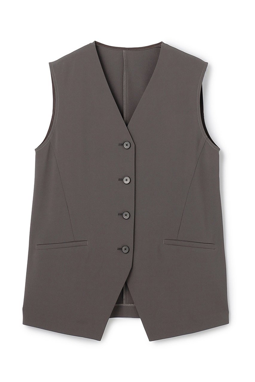 【アンクレイヴ/uncrave】のクールタッチツイル ジレ インテリア・キッズ・メンズ・レディースファッション・服の通販 founy(ファウニー) 　ファッション　Fashion　レディースファッション　Fashion for Women　アウター　Coat / Outerwear Collection　レディースジャケット・軽アウター　Jackets　おすすめ　Recommended / Our Picks　ジャケット　Jacket, Outerwear　ストレッチ　Stretch, Stretchy Fabric　セットアップ　Set-Up, Coordinated Outfit　ツイル　Twist, Twisted Detail　ベスト　Vest, Waistcoat　新作・新入荷　New Arrivals / New In　スレート|ID: prp329100004982821 ipo3291000000037328482
