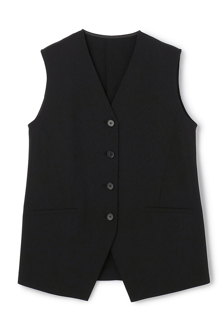 【アンクレイヴ/uncrave】のクールタッチツイル ジレ インテリア・キッズ・メンズ・レディースファッション・服の通販 founy(ファウニー) 　ファッション　Fashion　レディースファッション　Fashion for Women　アウター　Coat / Outerwear Collection　レディースジャケット・軽アウター　Jackets　おすすめ　Recommended / Our Picks　ジャケット　Jacket, Outerwear　ストレッチ　Stretch, Stretchy Fabric　セットアップ　Set-Up, Coordinated Outfit　ツイル　Twist, Twisted Detail　ベスト　Vest, Waistcoat　新作・新入荷　New Arrivals / New In　ブラック|ID: prp329100004982821 ipo3291000000037328483