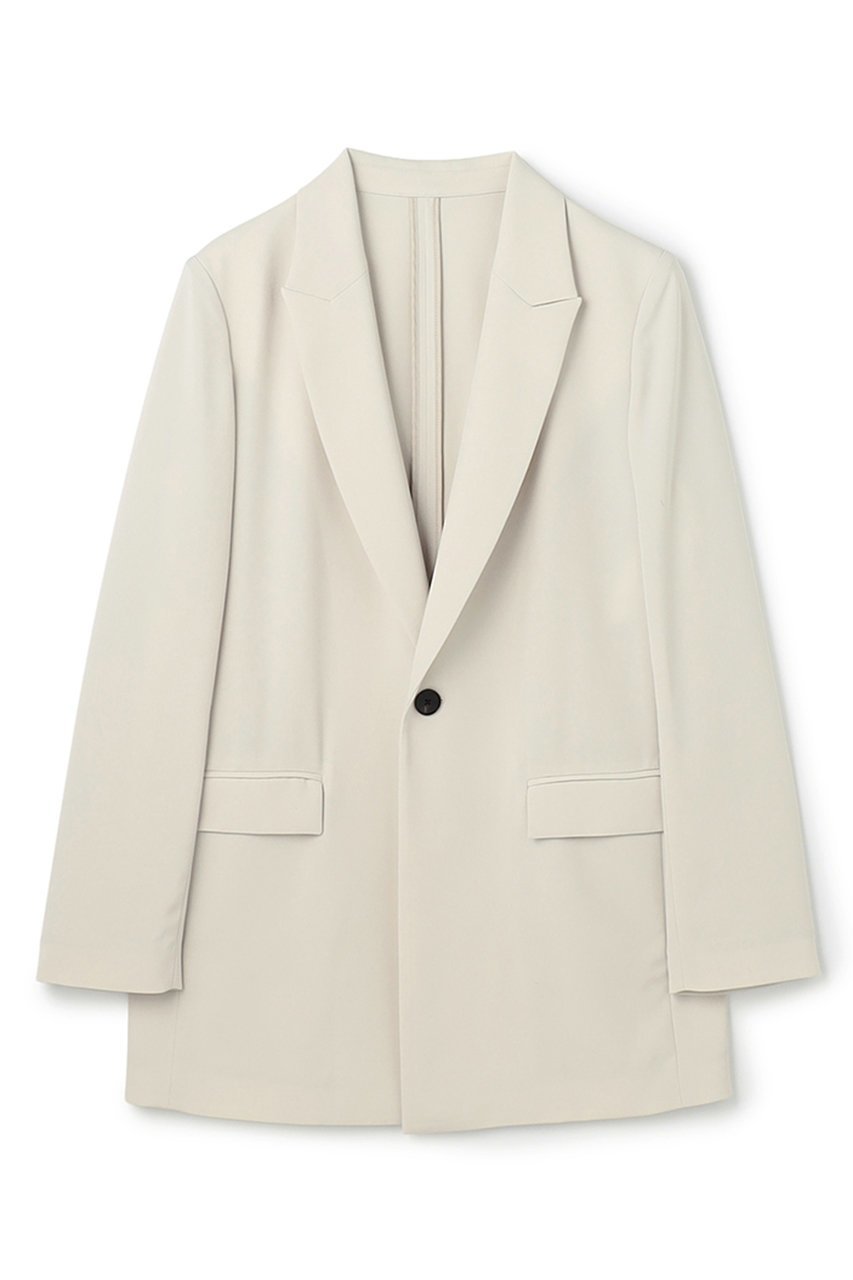 【アンクレイヴ/uncrave】のクールタッチツイル シングルジャケット インテリア・キッズ・メンズ・レディースファッション・服の通販 founy(ファウニー) 　ファッション　Fashion　レディースファッション　Fashion for Women　アウター　Coat / Outerwear Collection　レディースジャケット・軽アウター　Jackets　おすすめ　Recommended / Our Picks　オケージョン　Occasion Wear　ジャケット　Jacket, Outerwear　ストレッチ　Stretch, Stretchy Fabric　セットアップ　Set-Up, Coordinated Outfit　ツイル　Twist, Twisted Detail　トレンド　Trend, Trending Now　フレア　Flare, Flared　新作・新入荷　New Arrivals / New In　グレージュ|ID: prp329100004982822 ipo3291000000037328490
