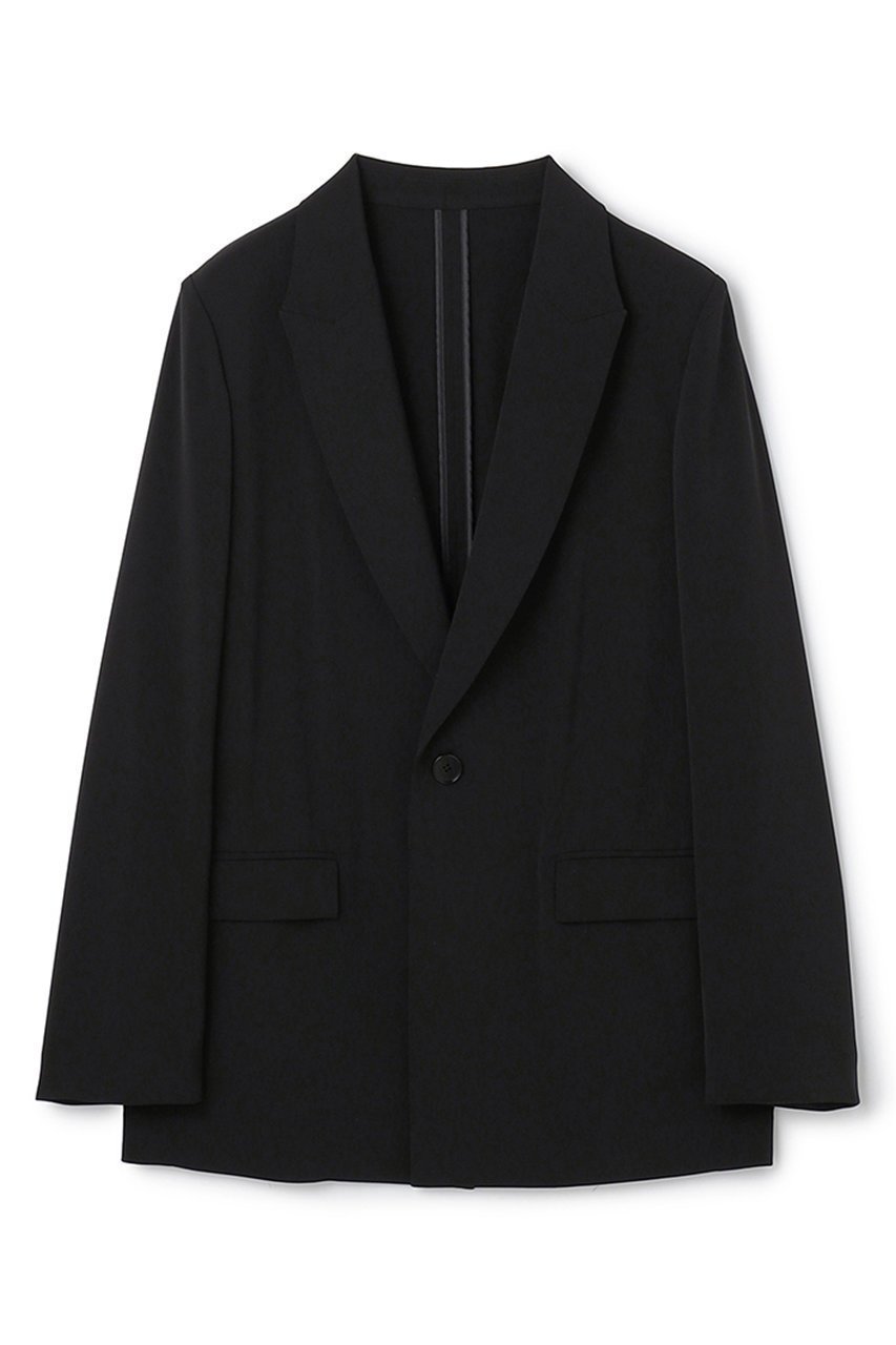 【アンクレイヴ/uncrave】のクールタッチツイル シングルジャケット インテリア・キッズ・メンズ・レディースファッション・服の通販 founy(ファウニー) 　ファッション　Fashion　レディースファッション　Fashion for Women　アウター　Coat / Outerwear Collection　レディースジャケット・軽アウター　Jackets　おすすめ　Recommended / Our Picks　オケージョン　Occasion Wear　ジャケット　Jacket, Outerwear　ストレッチ　Stretch, Stretchy Fabric　セットアップ　Set-Up, Coordinated Outfit　ツイル　Twist, Twisted Detail　トレンド　Trend, Trending Now　フレア　Flare, Flared　新作・新入荷　New Arrivals / New In　ブラック|ID: prp329100004982822 ipo3291000000037328492