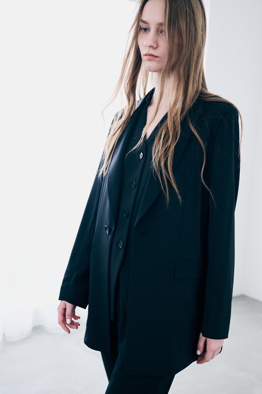 【アンクレイヴ/uncrave】のクールタッチツイル シングルジャケット 大人の最旬トレンドファッション＆コーディネート founy(ファウニー) 　ファッション　Fashion　レディースファッション　Fashion for Women　アウター　Coat / Outerwear Collection　レディースジャケット・軽アウター　Jackets　おすすめ　Recommended / Our Picks　オケージョン　Occasion Wear　ジャケット　Jacket, Outerwear　ストレッチ　Stretch, Stretchy Fabric　セットアップ　Set-Up, Coordinated Outfit　ツイル　Twist, Twisted Detail　トレンド　Trend, Trending Now　フレア　Flare, Flared　新作・新入荷　New Arrivals / New In　other-5|ID: prp329100004982822 ipo3291000000037328496