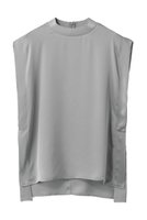 【アンクレイヴ/uncrave】のライトダブルサテン タックブラウス 大人の最旬トレンドファッション＆コーディネート founy(ファウニー) ファッション Fashion レディースファッション Fashion for Women トップス・カットソー Cut & Sew Tops キャミソール&ノースリーブ Camisoles & Sleeveless Tops シャツ・ブラウス・オフィスカジュアル Elegant Blouses & Button-Ups サテン Satin, Glossy Fabric シルク Silk, 100% Silk スリット Slit, Slit Detail スリーブ Sleeve, Long Sleeve / Short Sleeve とろみ Fluid, Flowy Fabric ダブル Double, Double-Breasted ノースリーブ Sleeveless, No-Sleeve バランス Balance, Style Balance ラグジュアリー Luxury, Elegant エレガント 上品 Elegant 新作・新入荷 New Arrivals / New In |ID:prp329100004982823