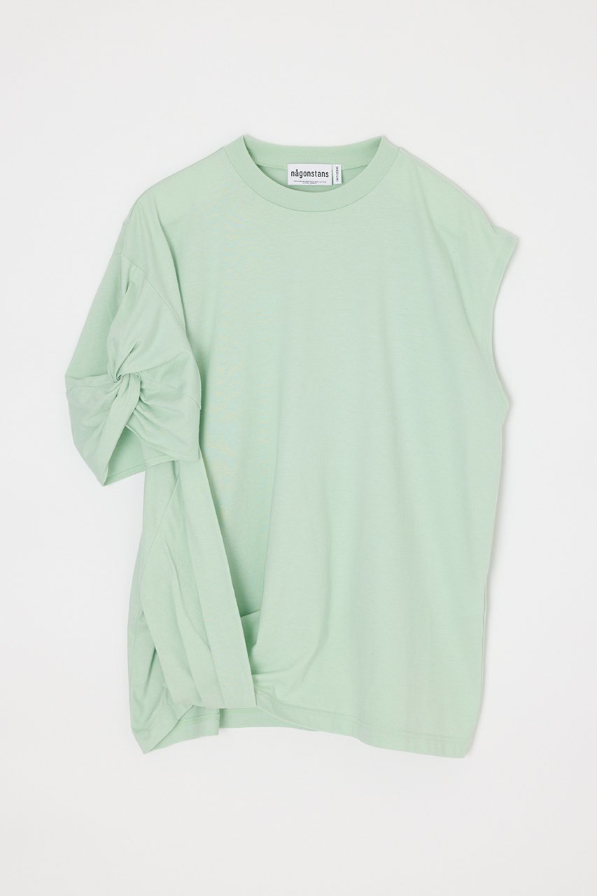 【ナゴンスタンス/nagonstans】の【5/13 12:00販売開始】asymmetry twist t-shirt 大人の最旬トレンドファッション＆コーディネート founy(ファウニー) 　ファッション　Fashion　レディースファッション　Fashion for Women　トップス・カットソー　Cut & Sew Tops　シャツ・ブラウス・オフィスカジュアル　Elegant Blouses & Button-Ups　ロングTシャツ・Tシャツ　Longline T-Shirts & Tees　カットソー・ベーシックTシャツ　Cut-and-Sewn Tops / Stretch Tees & Basics　アシンメトリー　Asymmetrical Style　ショート　Short, Short Length　スリーブ　Sleeve, Long Sleeve / Short Sleeve　ツイスト　Tweed, Tweed Fabric　ノースリーブ　Sleeveless, No-Sleeve　ベーシック　Basic, Essential　リラックス　Relax, Relaxed Fit　新作・新入荷　New Arrivals / New In　 other-1|ID: prp329100004982824 ipo3291000000037328505