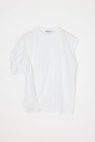 【ナゴンスタンス/nagonstans】の【5/13 12:00販売開始】asymmetry twist t-shirt 大人の最旬トレンドファッション＆コーディネート founy(ファウニー) ファッション Fashion レディースファッション Fashion for Women トップス・カットソー Cut & Sew Tops シャツ・ブラウス・オフィスカジュアル Elegant Blouses & Button-Ups ロングTシャツ・Tシャツ Longline T-Shirts & Tees カットソー・ベーシックTシャツ Cut-and-Sewn Tops / Stretch Tees & Basics アシンメトリー Asymmetrical Style ショート Short, Short Length スリーブ Sleeve, Long Sleeve / Short Sleeve ツイスト Tweed, Tweed Fabric ノースリーブ Sleeveless, No-Sleeve リラックス Relax, Relaxed Fit 新作・新入荷 New Arrivals / New In |ID:prp329100004982827