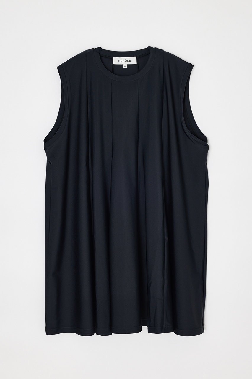 【エンフォルド/ENFOLD】の【5/13 12:00販売開始】PANEL DRAPE TANK-TOP インテリア・キッズ・メンズ・レディースファッション・服の通販 founy(ファウニー) 　ファッション　Fashion　レディースファッション　Fashion for Women　トップス・カットソー　Cut & Sew Tops　キャミソール&ノースリーブ　Camisoles & Sleeveless Tops　シャツ・ブラウス・オフィスカジュアル　Elegant Blouses & Button-Ups　ロングTシャツ・Tシャツ　Longline T-Shirts & Tees　カットソー・ベーシックTシャツ　Cut-and-Sewn Tops / Stretch Tees & Basics　おすすめ　Recommended / Our Picks　キャミソール　Camisole, Spaghetti Strap Top　セットアップ　Set-Up, Coordinated Outfit　タンク　Tank Top, Sleeveless Top　ハーフ　Half, Half-Length　ファブリック　Fabric, Textile　フレア　Flare, Flared　レギンス　Leggings, Stretch Pants　新作・新入荷　New Arrivals / New In　ブラック|ID: prp329100004982832 ipo3291000000037328540