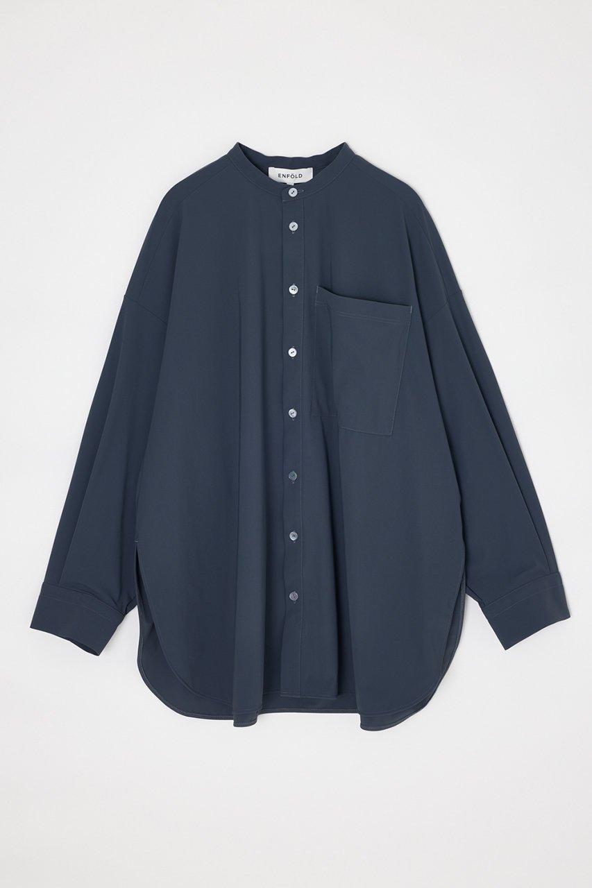 【エンフォルド/ENFOLD】の【5/13 12:00販売開始】RUSH SHIRT インテリア・キッズ・メンズ・レディースファッション・服の通販 founy(ファウニー) 　ファッション　Fashion　レディースファッション　Fashion for Women　トップス・カットソー　Cut & Sew Tops　シャツ・ブラウス・オフィスカジュアル　Elegant Blouses & Button-Ups　スリット　Slit, Slit Detail　スリーブ　Sleeve, Long Sleeve / Short Sleeve　ハーフ　Half, Half-Length　ビーチ　Beach, Seaside　フィット　Fit, Slim Fit　ポケット　Pocket, Pocket Detail　メッシュ　Mesh, Net Fabric　ルーズ　Loose, Oversized　レギンス　Leggings, Stretch Pants　ロング　Long, Long-Length　新作・新入荷　New Arrivals / New In　ダークグレー|ID: prp329100004982835 ipo3291000000037328551