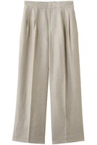 【ジェイドット/j.】のオックスリネン タックワイドパンツ グレージュ|ID: prp329100004984024 ipo3291000000037336156