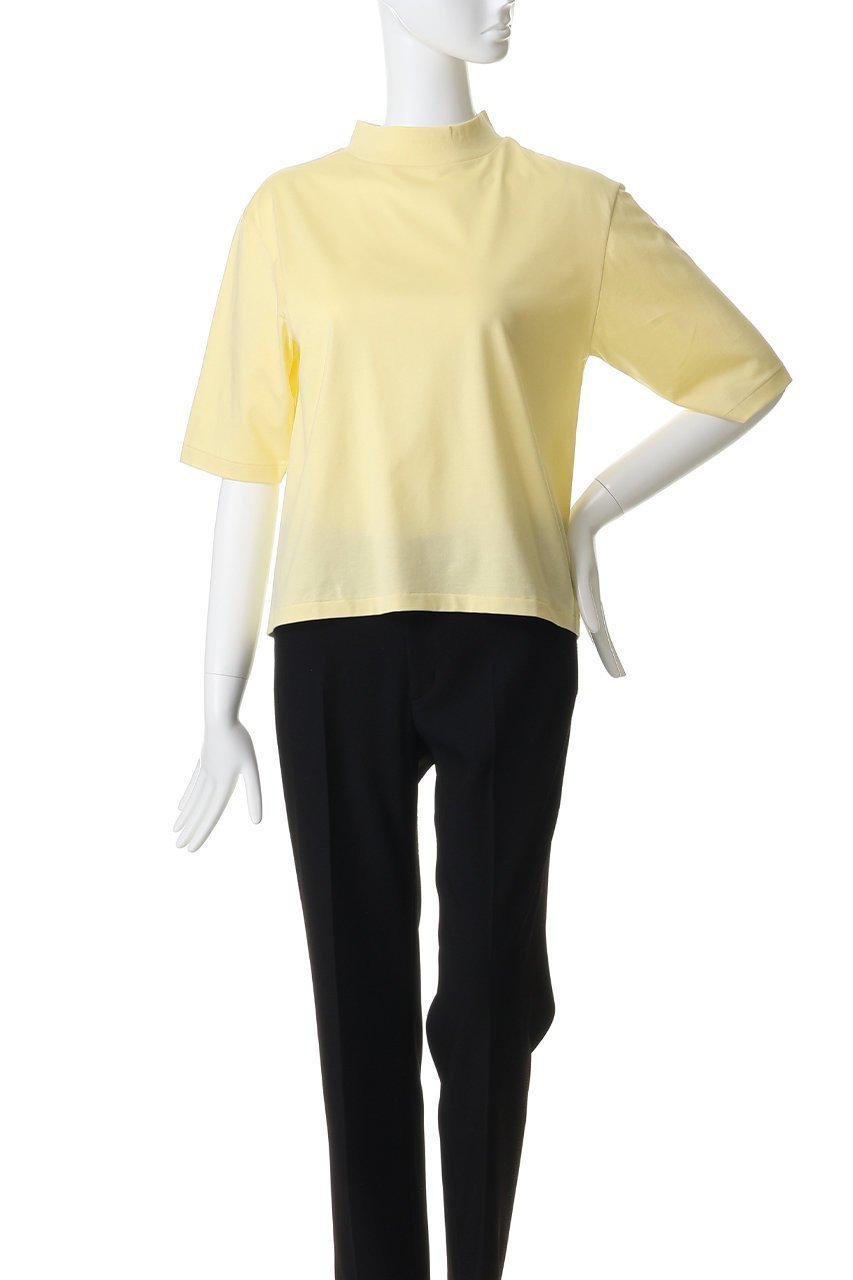 【スリー ドッツ/three dots】のスビン28 ジャージー モックネックTシャツ 大人の最旬トレンドファッション＆コーディネート founy(ファウニー) 　ファッション　Fashion　レディースファッション　Fashion for Women　トップス・カットソー　Cut & Sew Tops　シャツ・ブラウス・オフィスカジュアル　Elegant Blouses & Button-Ups　ロングTシャツ・Tシャツ　Longline T-Shirts & Tees　カットソー・ベーシックTシャツ　Cut-and-Sewn Tops / Stretch Tees & Basics　なめらか　Smooth, Silky Texture　ショート　Short, Short Length　シルケット　Silket, Silky Cotton　スリーブ　Sleeve, Long Sleeve / Short Sleeve　モックネック　Mock Neck, Short Turtleneck　新作・新入荷　New Arrivals / New In　other-2|ID: prp329100004984029 ipo3291000000037336205