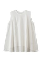 【スリー ドッツ/three dots】のドライコットン ドレスTシャツ ドレープタンクトップ 大人の最旬トレンドファッション＆コーディネート founy(ファウニー) ファッション Fashion レディースファッション Fashion for Women トップス・カットソー Cut & Sew Tops キャミソール&ノースリーブ Camisoles & Sleeveless Tops シャツ・ブラウス・オフィスカジュアル Elegant Blouses & Button-Ups ロングTシャツ・Tシャツ Longline T-Shirts & Tees カットソー・ベーシックTシャツ Cut-and-Sewn Tops / Stretch Tees & Basics ワンピース Dresses フォーマル・パーティードレス・結婚式用ドレス Elegant & Casual Dresses キャミソール Camisole, Spaghetti Strap Top シンプル Simple, Minimal タンク Tank Top, Sleeveless Top ドレス Dress, One-Piece フレア Flare, Flared 新作・新入荷 New Arrivals / New In |ID:prp329100004984030