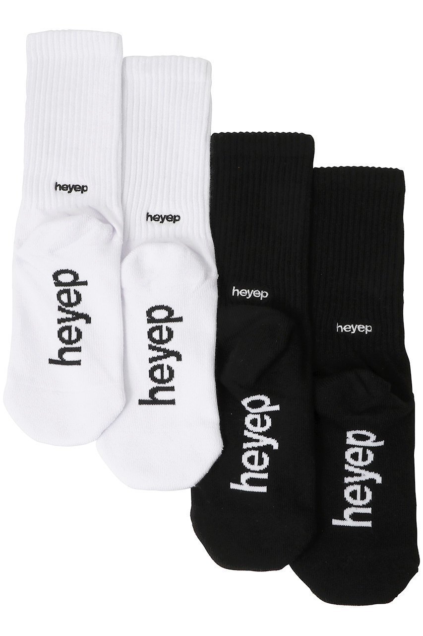 【ヘイップ/heyep】のLogo Socks(2P Set) 大人の最旬トレンドファッション＆コーディネート founy(ファウニー) 　ファッション　Fashion　レディースファッション　Fashion for Women　ソックス&靴下　Socks & Hosiery　レッグウェア・ストッキング　Legwear & Hosiery　シューズ　Shoes, Footwear　シンプル　Simple, Minimal　スニーカー　Sneakers, Trainers　ソックス　Socks, Hosiery　新作・新入荷　New Arrivals / New In　 other-1|ID: prp329100004984040 ipo3291000000037336294