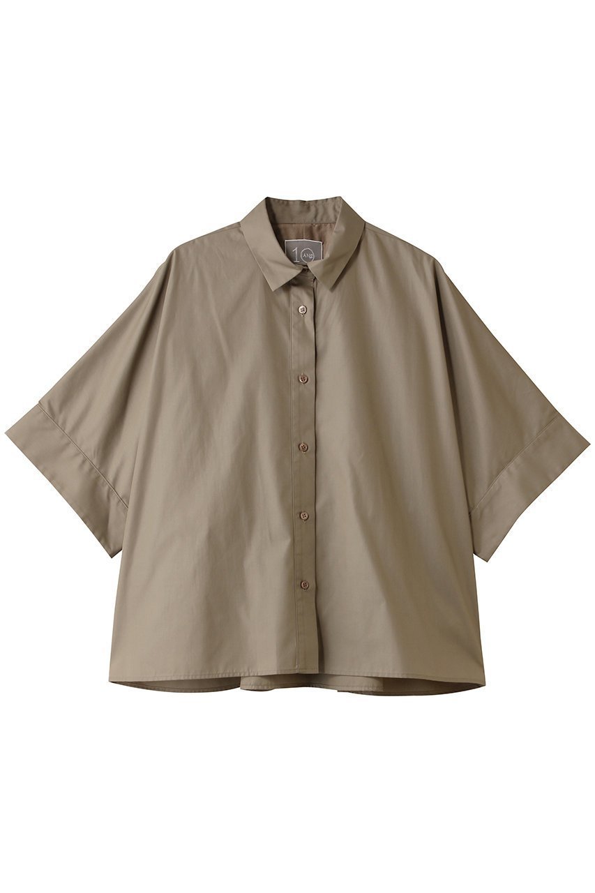 【プルミエ アロンディスモン/1er Arrondissement】のチンツフォルムシャツ インテリア・キッズ・メンズ・レディースファッション・服の通販 founy(ファウニー) 　ファッション　Fashion　レディースファッション　Fashion for Women　トップス・カットソー　Cut & Sew Tops　シャツ・ブラウス・オフィスカジュアル　Elegant Blouses & Button-Ups　ショート　Short, Short Length　シンプル　Simple, Minimal　スリーブ　Sleeve, Long Sleeve / Short Sleeve　バランス　Balance, Style Balance　エレガント 上品　Elegant　ベージュ|ID: prp329100004984044 ipo3291000000037336320