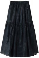 【ジェイドット/j.】の箔コットン ティアードスカート 大人の最旬トレンドファッション＆コーディネート founy(ファウニー) ファッション Fashion レディースファッション Fashion for Women スカート Skirts ティアードスカート Tiered Skirts ロングスカート Long Skirts / Maxi & Midi Skirts ティアードスカート Tiered Skirt, Flounced Skirt メタリック Metallic, Shiny Finish ロング Long, Long-Length 夏 Summer 新作・新入荷 New Arrivals / New In |ID:prp329100004984046