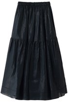 【ジェイドット/j.】の箔コットン ティアードスカート ネイビー|ID: prp329100004984046 ipo3291000000037336349