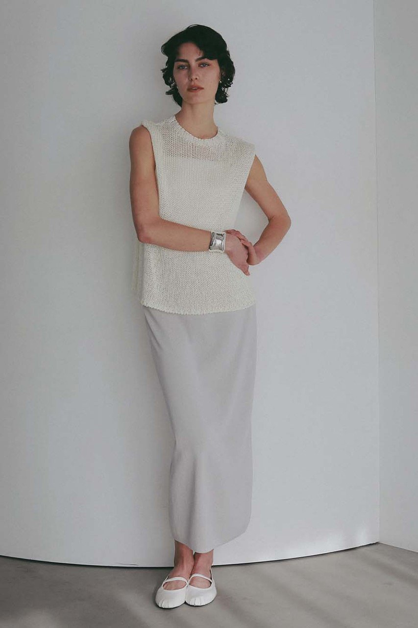 【ハー/HER.】のコットンシルクタイトスカート 大人の最旬トレンドファッション＆コーディネート founy(ファウニー) 　ファッション　Fashion　レディースファッション　Fashion for Women　スカート　Skirts　ロングスカート　Long Skirts / Maxi & Midi Skirts　シルク　Silk, 100% Silk　シンプル　Simple, Minimal　ストレッチ　Stretch, Stretchy Fabric　スリット　Slit, Slit Detail　セットアップ　Set-Up, Coordinated Outfit　ミックス　Mix, Mixed Style　ロング　Long, Long-Length　エレガント 上品　Elegant　新作・新入荷　New Arrivals / New In　other-4|ID: prp329100004984053 ipo3291000000037336406