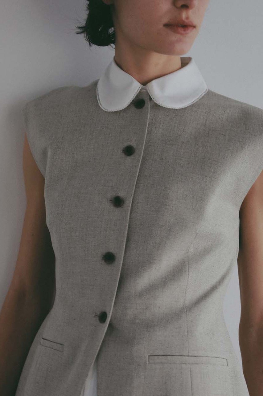 【ハー/HER.】のリネンライクジレ 大人の最旬トレンドファッション＆コーディネート founy(ファウニー) 　ファッション　Fashion　レディースファッション　Fashion for Women　アウター　Coat / Outerwear Collection　レディースジャケット・軽アウター　Jackets　おすすめ　Recommended / Our Picks　シェイプ　Shape, Slim Fit　ジャケット　Jacket, Outerwear　セットアップ　Set-Up, Coordinated Outfit　デニム　Denim, Jeans Material　ベスト　Vest, Waistcoat　ペプラム　Peplum, Flared Hem　夏　Summer　新作・新入荷　New Arrivals / New In　other-4|ID: prp329100004984058 ipo3291000000037336446