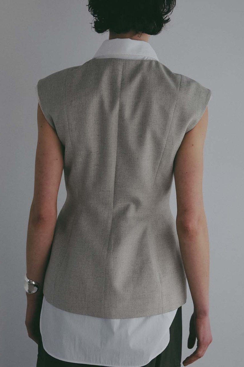 【ハー/HER.】のリネンライクジレ 大人の最旬トレンドファッション＆コーディネート founy(ファウニー) 　ファッション　Fashion　レディースファッション　Fashion for Women　アウター　Coat / Outerwear Collection　レディースジャケット・軽アウター　Jackets　おすすめ　Recommended / Our Picks　シェイプ　Shape, Slim Fit　ジャケット　Jacket, Outerwear　セットアップ　Set-Up, Coordinated Outfit　デニム　Denim, Jeans Material　ベスト　Vest, Waistcoat　ペプラム　Peplum, Flared Hem　夏　Summer　新作・新入荷　New Arrivals / New In　other-6|ID: prp329100004984058 ipo3291000000037336450