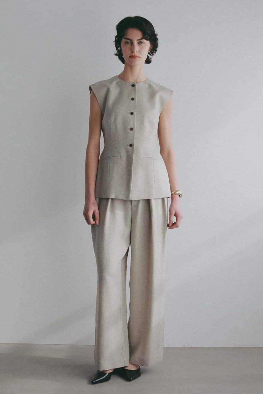 【ハー/HER.】のリネンライクジレ 大人の最旬トレンドファッション＆コーディネート founy(ファウニー) 　ファッション　Fashion　レディースファッション　Fashion for Women　アウター　Coat / Outerwear Collection　レディースジャケット・軽アウター　Jackets　おすすめ　Recommended / Our Picks　シェイプ　Shape, Slim Fit　ジャケット　Jacket, Outerwear　セットアップ　Set-Up, Coordinated Outfit　デニム　Denim, Jeans Material　ベスト　Vest, Waistcoat　ペプラム　Peplum, Flared Hem　夏　Summer　新作・新入荷　New Arrivals / New In　other-7|ID: prp329100004984058 ipo3291000000037336451