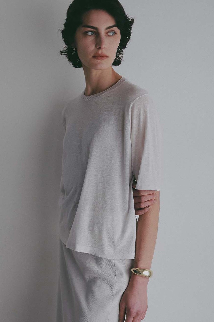 【ハー/HER.】のコットンシルクニットプルオーバー 大人の最旬トレンドファッション＆コーディネート founy(ファウニー) 　ファッション　Fashion　レディースファッション　Fashion for Women　トップス・カットソー　Cut & Sew Tops　ニット　Knit Tops & Sweaters　カジュアルプルオーバー・ニットトップス　Pullovers & Knit Tops / Casual Pullovers　シルク　Silk, 100% Silk　セットアップ　Set-Up, Coordinated Outfit　エレガント 上品　Elegant　新作・新入荷　New Arrivals / New In　other-6|ID: prp329100004984063 ipo3291000000037336485