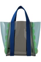 【ラドロー/LUDLOW】のPVC scalloped tote 大人の最旬トレンドファッション＆コーディネート founy(ファウニー) ファッション Fashion レディースファッション Fashion for Women バッグ Bags スカラップ Scallop, Scalloped Edge ビーチ Beach, Seaside リゾート Resort, Vacation Style 人気 Popular, Best Seller 新作・新入荷 New Arrivals / New In thumbnail ブルー|ID: prp329100004985290 ipo3291000000037343410