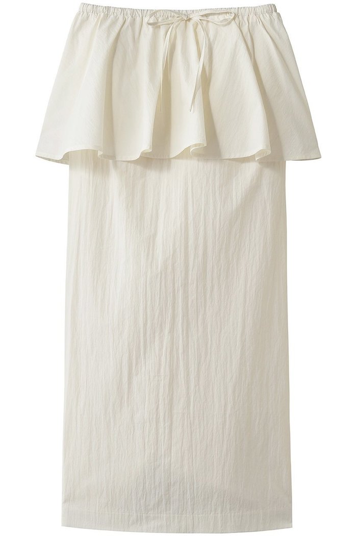 【マノフ/MANOF】のTIGHT SKIRT SET UP インテリア・キッズ・メンズ・レディースファッション・服の通販 founy(ファウニー) https://founy.com/ ファッション Fashion レディースファッション Fashion for Women スカート Skirts ロングスカート Long Skirts / Maxi & Midi Skirts スニーカー Sneakers, Trainers スポーティ Sporty, Casual Athletic セットアップ Set-Up, Coordinated Outfit タイトスカート Pencil Skirt, Tight Skirt ビスチェ Bustier, Corset Top フリル Frill, Ruffle ロング Long, Long-Length 新作・新入荷 New Arrivals / New In |ID: prp329100004985302 ipo3291000000037343498