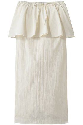 【マノフ/MANOF】 TIGHT SKIRT SET UP大人の最旬トレンドファッション＆コーディネート founy(ファウニー) ファッション Fashion レディースファッション Fashion for Women スカート Skirts ロングスカート Long Skirts / Maxi & Midi Skirts スニーカー Sneakers, Trainers スポーティ Sporty, Casual Athletic セットアップ Set-Up, Coordinated Outfit タイトスカート Pencil Skirt, Tight Skirt ビスチェ Bustier, Corset Top フリル Frill, Ruffle ロング Long, Long-Length 新作・新入荷 New Arrivals / New In |ID:prp329100004985302