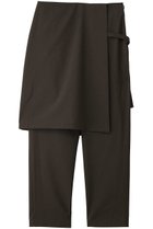 【ミズイロ インド/mizuiro ind】のwrap layered PT パンツ 大人の最旬トレンドファッション＆コーディネート founy(ファウニー) ファッション Fashion レディースファッション Fashion for Women パンツ Pants & Trousers スマート Smart, Elegant ドッキング Docking, Mixed Material ラップ Wrap, Wrap Design 新作・新入荷 New Arrivals / New In thumbnail brown|ID: prp329100004985311 ipo3291000000037343563