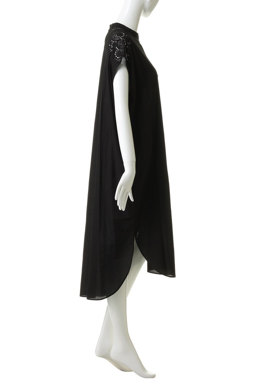 【ミズイロ インド/mizuiro ind】のlace shoulder long OP ワンピース 大人の最旬トレンドファッション＆コーディネート founy(ファウニー) 　ファッション　Fashion　レディースファッション　Fashion for Women　ワンピース　Dresses　チュニック　Tunic Tops & Dresses　シアー　Sheer, See-Through　スリーブ　Sleeve, Long Sleeve / Short Sleeve　チュニック　Tunic, Long Top　ドッキング　Docking, Mixed Material　フレンチ　French, French Style　レース　Lace, Lace Fabric　ロング　Long, Long-Length　夏　Summer　新作・新入荷　New Arrivals / New In　other-3|ID: prp329100004985313 ipo3291000000037343582