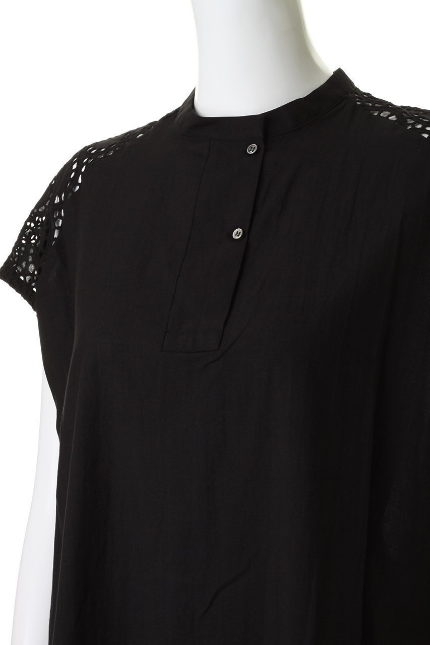 【ミズイロ インド/mizuiro ind】のlace shoulder long OP ワンピース 大人の最旬トレンドファッション＆コーディネート founy(ファウニー) 　ファッション　Fashion　レディースファッション　Fashion for Women　ワンピース　Dresses　チュニック　Tunic Tops & Dresses　シアー　Sheer, See-Through　スリーブ　Sleeve, Long Sleeve / Short Sleeve　チュニック　Tunic, Long Top　ドッキング　Docking, Mixed Material　フレンチ　French, French Style　レース　Lace, Lace Fabric　ロング　Long, Long-Length　夏　Summer　新作・新入荷　New Arrivals / New In　other-5|ID: prp329100004985313 ipo3291000000037343584