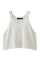 【ミズイロ インド/mizuiro ind】のU neck short vest ベスト off white|ID: prp329100004985318 ipo3291000000037343616