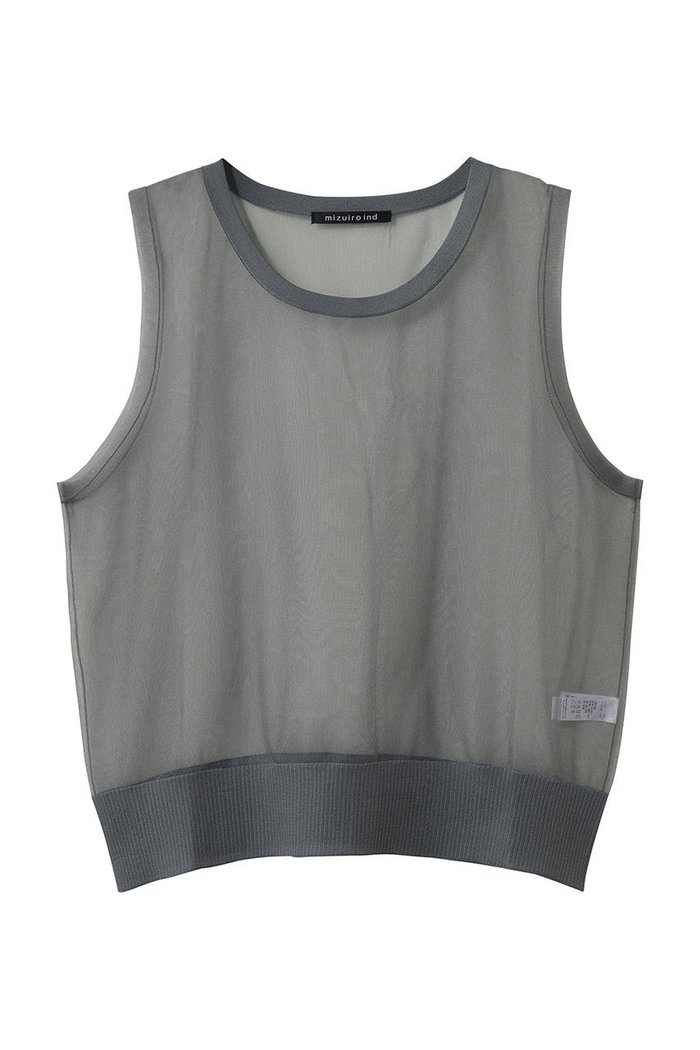 【ミズイロ インド/mizuiro ind】のcrew neck vest ベスト インテリア・キッズ・メンズ・レディースファッション・服の通販 founy(ファウニー) https://founy.com/ ファッション Fashion レディースファッション Fashion for Women トップス・カットソー Cut & Sew Tops ニット Knit Tops & Sweaters ベスト&ジレ / 重ね着スタイル Vests & Gilets カジュアルプルオーバー・ニットトップス Pullovers & Knit Tops / Casual Pullovers インナー Innerwear キャミソール Camisole, Spaghetti Strap Top シアー Sheer, See-Through シンプル Simple, Minimal ジャケット Jacket, Outerwear タンク Tank Top, Sleeveless Top ベスト Vest, Waistcoat 夏 Summer 新作・新入荷 New Arrivals / New In |ID: prp329100004985319 ipo3291000000037343624