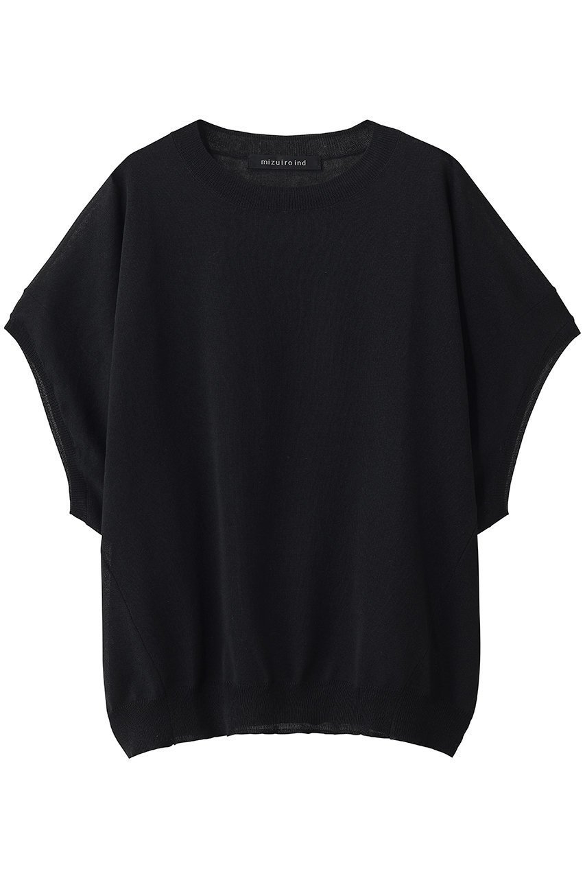 【ミズイロ インド/mizuiro ind】のwide cocoon sheer vest ベスト インテリア・キッズ・メンズ・レディースファッション・服の通販 founy(ファウニー) 　ファッション　Fashion　レディースファッション　Fashion for Women　トップス・カットソー　Cut & Sew Tops　ニット　Knit Tops & Sweaters　ベスト&ジレ / 重ね着スタイル　Vests & Gilets　カジュアルプルオーバー・ニットトップス　Pullovers & Knit Tops / Casual Pullovers　シアー　Sheer, See-Through　ノースリーブ　Sleeveless, No-Sleeve　ベスト　Vest, Waistcoat　夏　Summer　新作・新入荷　New Arrivals / New In　black|ID: prp329100004985320 ipo3291000000037343636