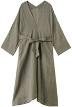 【プレインピープル/PLAIN PEOPLE】のラミーガウンコート 大人の最旬トレンドファッション＆コーディネート founy(ファウニー) ファッション Fashion レディースファッション Fashion for Women アウター Coat / Outerwear Collection コート・ロングコート・ピーコート Long Coats, Peacoats & More イエロー Yellow ロング Long, Long-Length 夏 Summer 新作・新入荷 New Arrivals / New In thumbnail ダークカーキ|ID: prp329100004985324 ipo3291000000037343666