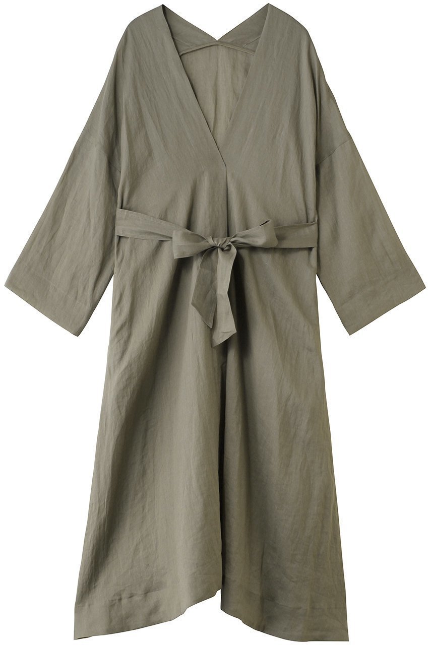 【プレインピープル/PLAIN PEOPLE】のラミーガウンコート インテリア・キッズ・メンズ・レディースファッション・服の通販 founy(ファウニー) 　ファッション　Fashion　レディースファッション　Fashion for Women　アウター　Coat / Outerwear Collection　コート・ロングコート・ピーコート　Long Coats, Peacoats & More　イエロー　Yellow　ロング　Long, Long-Length　夏　Summer　新作・新入荷　New Arrivals / New In　ダークカーキ|ID: prp329100004985324 ipo3291000000037343666