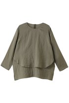 【プレインピープル/PLAIN PEOPLE】のラミークルーネックプルオーバー ダークカーキ|ID: prp329100004985325 ipo3291000000037343676