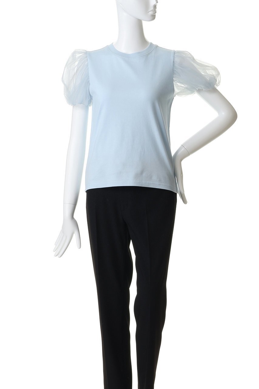 【クラネ/CLANE】のTULLE VEST LAYERED TOPS 大人の最旬トレンドファッション＆コーディネート founy(ファウニー) 　ファッション　Fashion　レディースファッション　Fashion for Women　アウター　Coat / Outerwear Collection　トップス・カットソー　Cut & Sew Tops　シャツ・ブラウス・オフィスカジュアル　Elegant Blouses & Button-Ups　ロングTシャツ・Tシャツ　Longline T-Shirts & Tees　ベスト&ジレ / 重ね着スタイル　Vests & Gilets　カットソー・ベーシックTシャツ　Cut-and-Sewn Tops / Stretch Tees & Basics　シャーリング　Shirring, Ruched　ショート　Short, Short Length　シンプル　Simple, Minimal　スリーブ　Sleeve, Long Sleeve / Short Sleeve　チュール　Tulip, Tulip Motif　バランス　Balance, Style Balance　フィット　Fit, Slim Fit　ベスト　Vest, Waistcoat　ランダム　Random, Irregular　エレガント 上品　Elegant　新作・新入荷　New Arrivals / New In　other-6|ID: prp329100004985343 ipo3291000000037343808