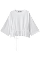【プルミエ アロンディスモン/1er Arrondissement】の【INSCRIRE】別注エプロンTシャツ 大人の最旬トレンドファッション＆コーディネート founy(ファウニー) ファッション Fashion レディースファッション Fashion for Women トップス・カットソー Cut & Sew Tops シャツ・ブラウス・オフィスカジュアル Elegant Blouses & Button-Ups ロングTシャツ・Tシャツ Longline T-Shirts & Tees カットソー・ベーシックTシャツ Cut-and-Sewn Tops / Stretch Tees & Basics なめらか Smooth, Silky Texture シンプル Simple, Minimal スリーブ Sleeve, Long Sleeve / Short Sleeve フォルム Silhouette, Form ロング Long, Long-Length 別注 Limited Edition, Custom Order 新作・新入荷 New Arrivals / New In |ID:prp329100004985351