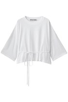 【プルミエ アロンディスモン/1er Arrondissement】の【INSCRIRE】別注エプロンTシャツ 大人の最旬トレンドファッション＆コーディネート founy(ファウニー) ファッション Fashion レディースファッション Fashion for Women トップス・カットソー Cut & Sew Tops シャツ・ブラウス・オフィスカジュアル Elegant Blouses & Button-Ups ロングTシャツ・Tシャツ Longline T-Shirts & Tees カットソー・ベーシックTシャツ Cut-and-Sewn Tops / Stretch Tees & Basics なめらか Smooth, Silky Texture シンプル Simple, Minimal スリーブ Sleeve, Long Sleeve / Short Sleeve フォルム Silhouette, Form ロング Long, Long-Length 別注 Limited Edition, Custom Order 新作・新入荷 New Arrivals / New In thumbnail ホワイト|ID: prp329100004985351 ipo3291000000037343859