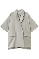 【ミディウミソリッド/MIDIUMISOLID】のlight wide JK ジャケット 大人の最旬トレンドファッション＆コーディネート founy(ファウニー) ファッション Fashion レディースファッション Fashion for Women アウター Coat / Outerwear Collection レディースジャケット・軽アウター Jackets シアー Sheer, See-Through シンプル Simple, Minimal ジャケット Jacket, Outerwear スリット Slit, Slit Detail スリーブ Sleeve, Long Sleeve / Short Sleeve ハーフ Half, Half-Length ワイド Wide, Wide Fit 夏 Summer 新作・新入荷 New Arrivals / New In |ID:prp329100004985361