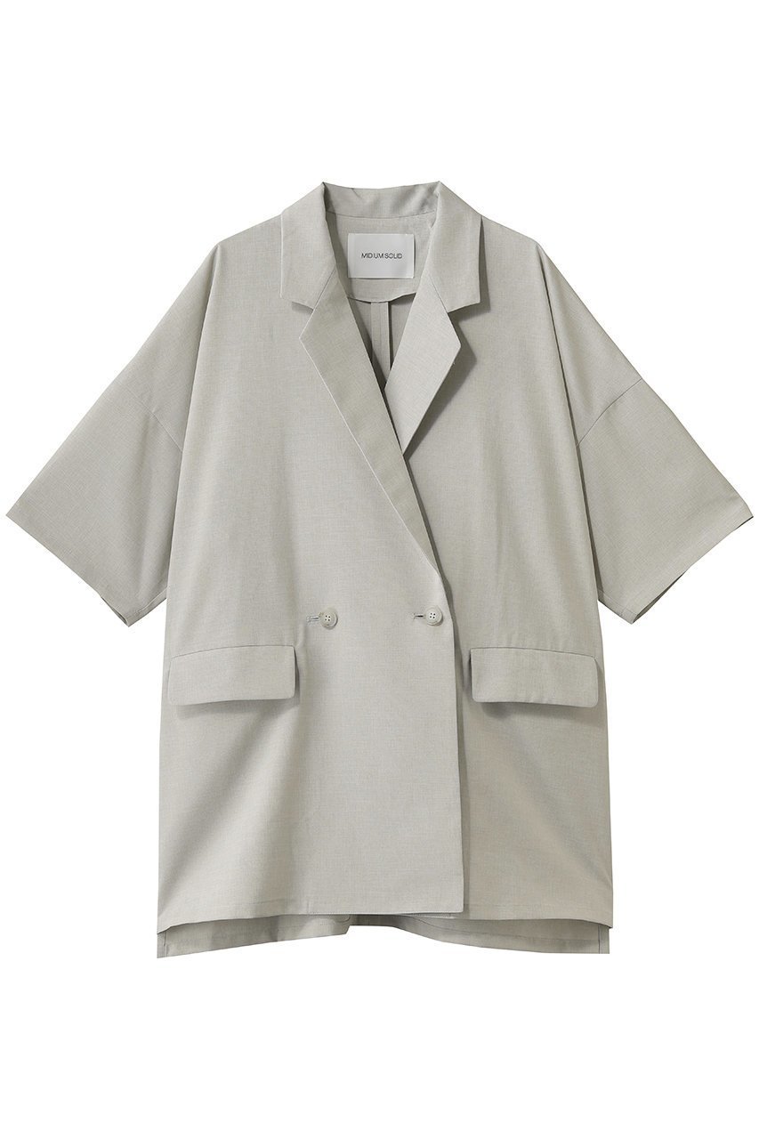 【ミディウミソリッド/MIDIUMISOLID】のlight wide JK ジャケット 大人の最旬トレンドファッション＆コーディネート founy(ファウニー) 　ファッション　Fashion　レディースファッション　Fashion for Women　アウター　Coat / Outerwear Collection　レディースジャケット・軽アウター　Jackets　シアー　Sheer, See-Through　シンプル　Simple, Minimal　ジャケット　Jacket, Outerwear　スリット　Slit, Slit Detail　スリーブ　Sleeve, Long Sleeve / Short Sleeve　ハーフ　Half, Half-Length　ワイド　Wide, Wide Fit　夏　Summer　新作・新入荷　New Arrivals / New In　 other-1|ID: prp329100004985361 ipo3291000000037343927