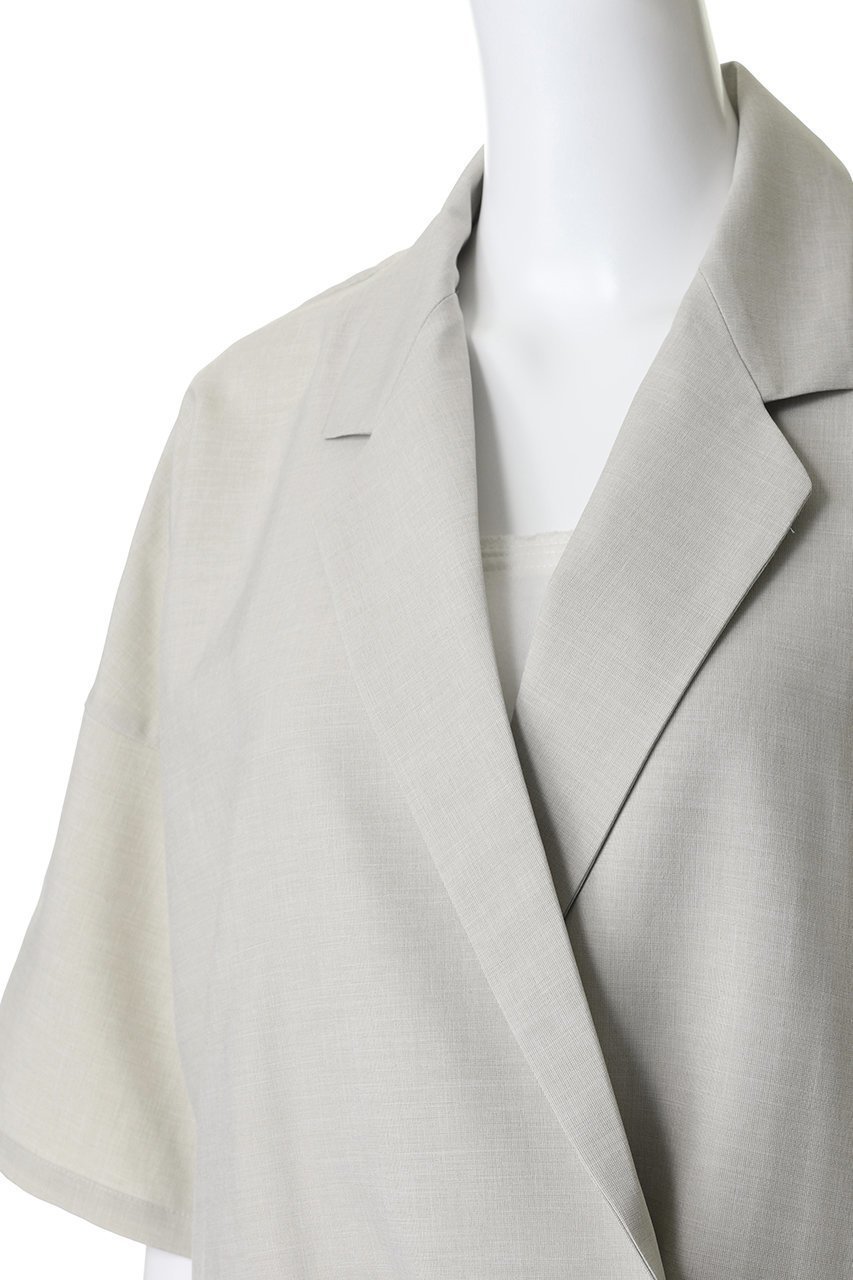 【ミディウミソリッド/MIDIUMISOLID】のlight wide JK ジャケット 大人の最旬トレンドファッション＆コーディネート founy(ファウニー) 　ファッション　Fashion　レディースファッション　Fashion for Women　アウター　Coat / Outerwear Collection　レディースジャケット・軽アウター　Jackets　シアー　Sheer, See-Through　シンプル　Simple, Minimal　ジャケット　Jacket, Outerwear　スリット　Slit, Slit Detail　スリーブ　Sleeve, Long Sleeve / Short Sleeve　ハーフ　Half, Half-Length　ワイド　Wide, Wide Fit　夏　Summer　新作・新入荷　New Arrivals / New In　other-5|ID: prp329100004985361 ipo3291000000037343932