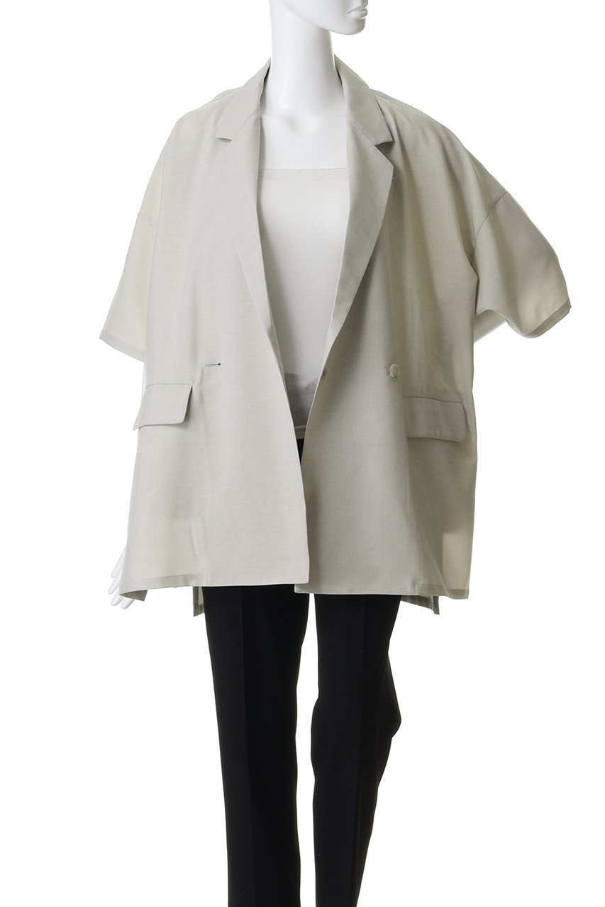 【ミディウミソリッド/MIDIUMISOLID】のlight wide JK ジャケット 大人の最旬トレンドファッション＆コーディネート founy(ファウニー) 　ファッション　Fashion　レディースファッション　Fashion for Women　アウター　Coat / Outerwear Collection　レディースジャケット・軽アウター　Jackets　シアー　Sheer, See-Through　シンプル　Simple, Minimal　ジャケット　Jacket, Outerwear　スリット　Slit, Slit Detail　スリーブ　Sleeve, Long Sleeve / Short Sleeve　ハーフ　Half, Half-Length　ワイド　Wide, Wide Fit　夏　Summer　新作・新入荷　New Arrivals / New In　other-7|ID: prp329100004985361 ipo3291000000037343934