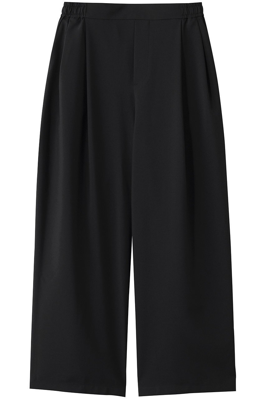 【ミディウミソリッド/MIDIUMISOLID】のtuck easy PT パンツ インテリア・キッズ・メンズ・レディースファッション・服の通販 founy(ファウニー) 　ファッション　Fashion　レディースファッション　Fashion for Women　パンツ　Pants & Trousers　シンプル　Simple, Minimal　ドレープ　Drape, Draping Fabric　フェイク　Faux, Fake　エレガント 上品　Elegant　新作・新入荷　New Arrivals / New In　black|ID: prp329100004985362 ipo3291000000037343941