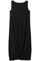 【ミディウミソリッド/MIDIUMISOLID】のjersey twist hem OP ワンピース 大人の最旬トレンドファッション＆コーディネート founy(ファウニー) ファッション Fashion レディースファッション Fashion for Women ワンピース Dresses チュニック Tunic Tops & Dresses チュニック Tunic, Long Top ツイスト Tweed, Tweed Fabric ドレープ Drape, Draping Fabric ロング Long, Long-Length 新作・新入荷 New Arrivals / New In 旅行 Travel thumbnail black|ID: prp329100004985363 ipo3291000000037343949