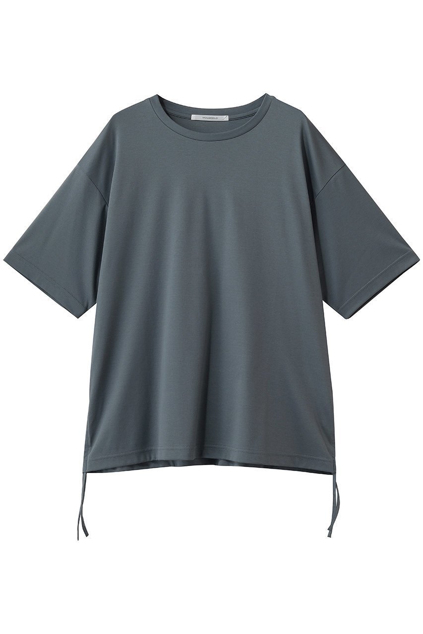 【ミディウミソリッド/MIDIUMISOLID】のdrawstring Tshirt Tシャツ インテリア・キッズ・メンズ・レディースファッション・服の通販 founy(ファウニー) 　ファッション　Fashion　レディースファッション　Fashion for Women　トップス・カットソー　Cut & Sew Tops　シャツ・ブラウス・オフィスカジュアル　Elegant Blouses & Button-Ups　ロングTシャツ・Tシャツ　Longline T-Shirts & Tees　カットソー・ベーシックTシャツ　Cut-and-Sewn Tops / Stretch Tees & Basics　ショート　Short, Short Length　スリーブ　Sleeve, Long Sleeve / Short Sleeve　ドローコード　Drawcord, Drawstring Cord　ドローストリング　Drawstring, Pull Cord　バルーン　Balloon, Balloon Silhouette　リラックス　Relax, Relaxed Fit　新作・新入荷　New Arrivals / New In　gray|ID: prp329100004985365 ipo3291000000037343969