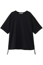 【ミディウミソリッド/MIDIUMISOLID】のdrawstring Tshirt Tシャツ black|ID: prp329100004985365 ipo3291000000037343970