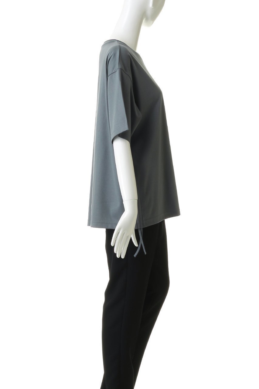 【ミディウミソリッド/MIDIUMISOLID】のdrawstring Tshirt Tシャツ 大人の最旬トレンドファッション＆コーディネート founy(ファウニー) 　ファッション　Fashion　レディースファッション　Fashion for Women　トップス・カットソー　Cut & Sew Tops　シャツ・ブラウス・オフィスカジュアル　Elegant Blouses & Button-Ups　ロングTシャツ・Tシャツ　Longline T-Shirts & Tees　カットソー・ベーシックTシャツ　Cut-and-Sewn Tops / Stretch Tees & Basics　ショート　Short, Short Length　スリーブ　Sleeve, Long Sleeve / Short Sleeve　ドローコード　Drawcord, Drawstring Cord　ドローストリング　Drawstring, Pull Cord　バルーン　Balloon, Balloon Silhouette　リラックス　Relax, Relaxed Fit　新作・新入荷　New Arrivals / New In　other-3|ID: prp329100004985365 ipo3291000000037343972