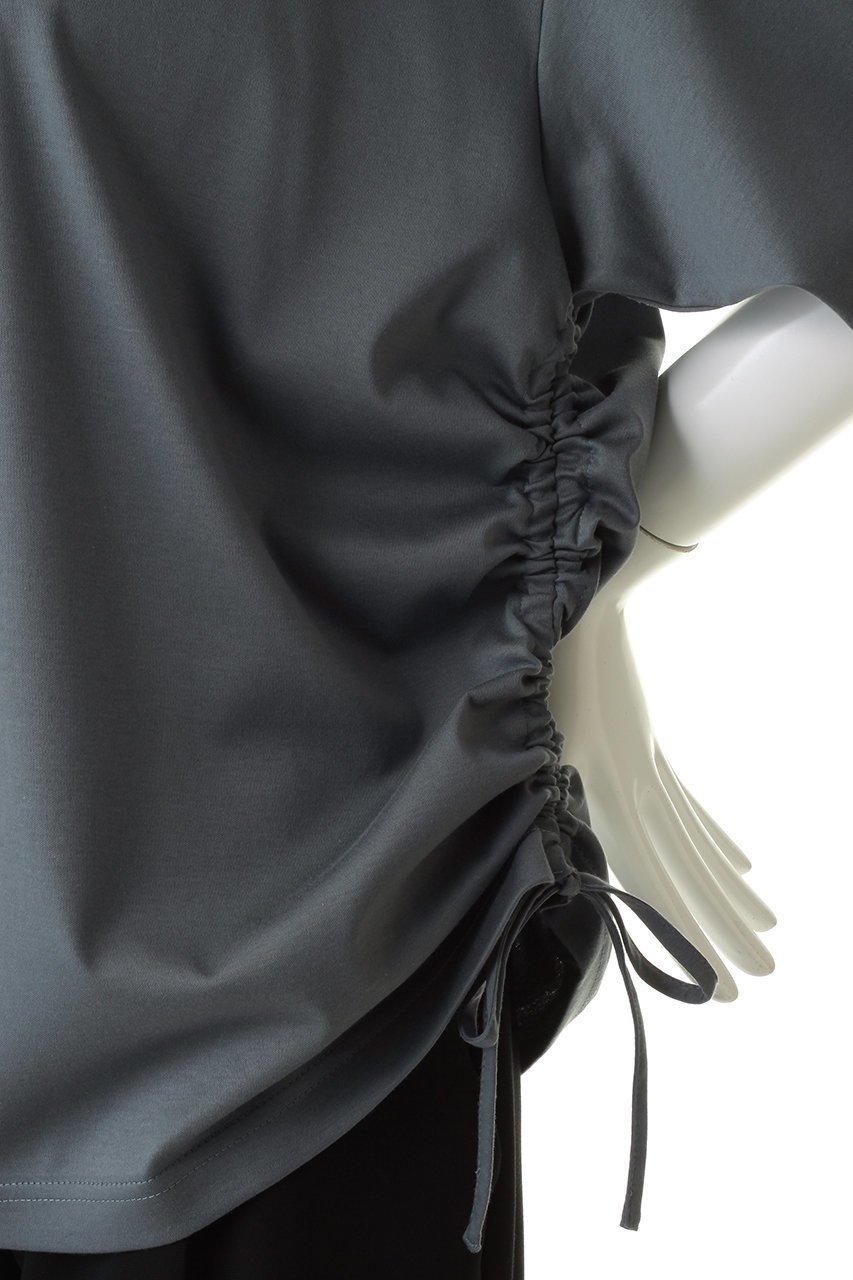 【ミディウミソリッド/MIDIUMISOLID】のdrawstring Tshirt Tシャツ 大人の最旬トレンドファッション＆コーディネート founy(ファウニー) 　ファッション　Fashion　レディースファッション　Fashion for Women　トップス・カットソー　Cut & Sew Tops　シャツ・ブラウス・オフィスカジュアル　Elegant Blouses & Button-Ups　ロングTシャツ・Tシャツ　Longline T-Shirts & Tees　カットソー・ベーシックTシャツ　Cut-and-Sewn Tops / Stretch Tees & Basics　ショート　Short, Short Length　スリーブ　Sleeve, Long Sleeve / Short Sleeve　ドローコード　Drawcord, Drawstring Cord　ドローストリング　Drawstring, Pull Cord　バルーン　Balloon, Balloon Silhouette　リラックス　Relax, Relaxed Fit　新作・新入荷　New Arrivals / New In　other-6|ID: prp329100004985365 ipo3291000000037343977