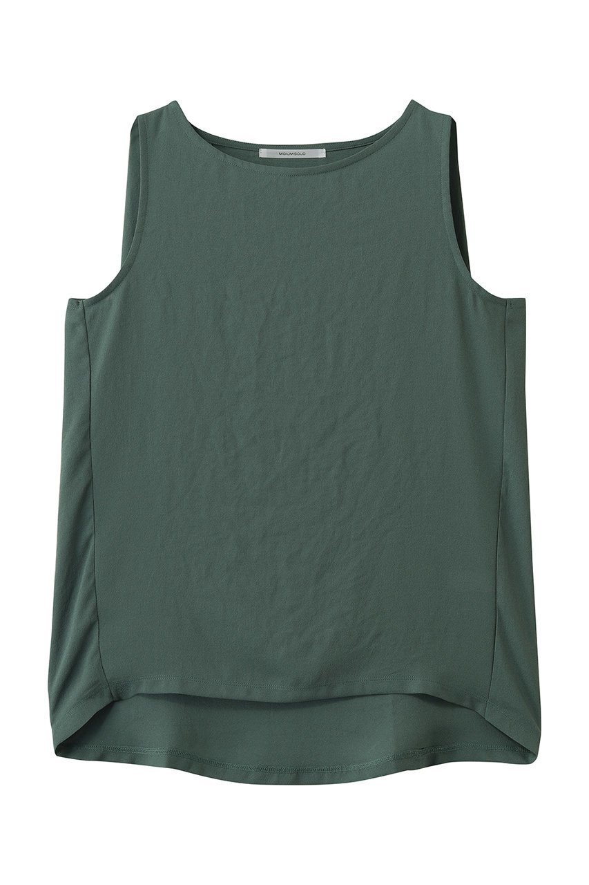 【ミディウミソリッド/MIDIUMISOLID】のn/slv tucked wide PO プルオーバー インテリア・キッズ・メンズ・レディースファッション・服の通販 founy(ファウニー) 　ファッション　Fashion　レディースファッション　Fashion for Women　トップス・カットソー　Cut & Sew Tops　キャミソール&ノースリーブ　Camisoles & Sleeveless Tops　シャツ・ブラウス・オフィスカジュアル　Elegant Blouses & Button-Ups　ロングTシャツ・Tシャツ　Longline T-Shirts & Tees　カジュアルプルオーバー・ニットトップス　Pullovers & Knit Tops / Casual Pullovers　カットソー・ベーシックTシャツ　Cut-and-Sewn Tops / Stretch Tees & Basics　キャミソール　Camisole, Spaghetti Strap Top　シンプル　Simple, Minimal　タンク　Tank Top, Sleeveless Top　ノースリーブ　Sleeveless, No-Sleeve　リラックス　Relax, Relaxed Fit　ワイド　Wide, Wide Fit　新作・新入荷　New Arrivals / New In　green|ID: prp329100004985366 ipo3291000000037343983