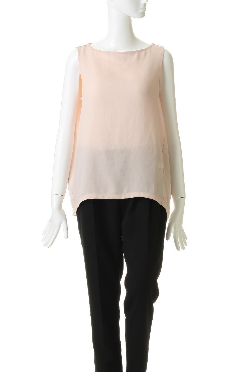 【ミディウミソリッド/MIDIUMISOLID】のn/slv tucked wide PO プルオーバー 大人の最旬トレンドファッション＆コーディネート founy(ファウニー) 　ファッション　Fashion　レディースファッション　Fashion for Women　トップス・カットソー　Cut & Sew Tops　キャミソール&ノースリーブ　Camisoles & Sleeveless Tops　シャツ・ブラウス・オフィスカジュアル　Elegant Blouses & Button-Ups　ロングTシャツ・Tシャツ　Longline T-Shirts & Tees　カジュアルプルオーバー・ニットトップス　Pullovers & Knit Tops / Casual Pullovers　カットソー・ベーシックTシャツ　Cut-and-Sewn Tops / Stretch Tees & Basics　キャミソール　Camisole, Spaghetti Strap Top　シンプル　Simple, Minimal　タンク　Tank Top, Sleeveless Top　ノースリーブ　Sleeveless, No-Sleeve　リラックス　Relax, Relaxed Fit　ワイド　Wide, Wide Fit　新作・新入荷　New Arrivals / New In　other-2|ID: prp329100004985366 ipo3291000000037343987